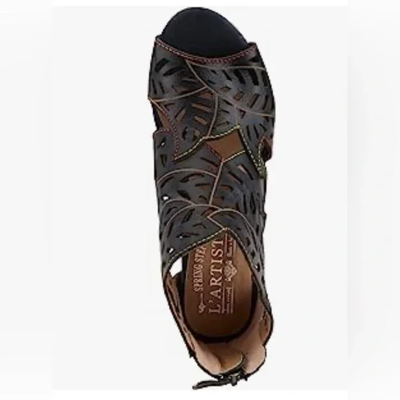 Spring Step L'Artiste Women's Icon black Sandals , platform/wedge. Size 9 - Picture 4 of 14